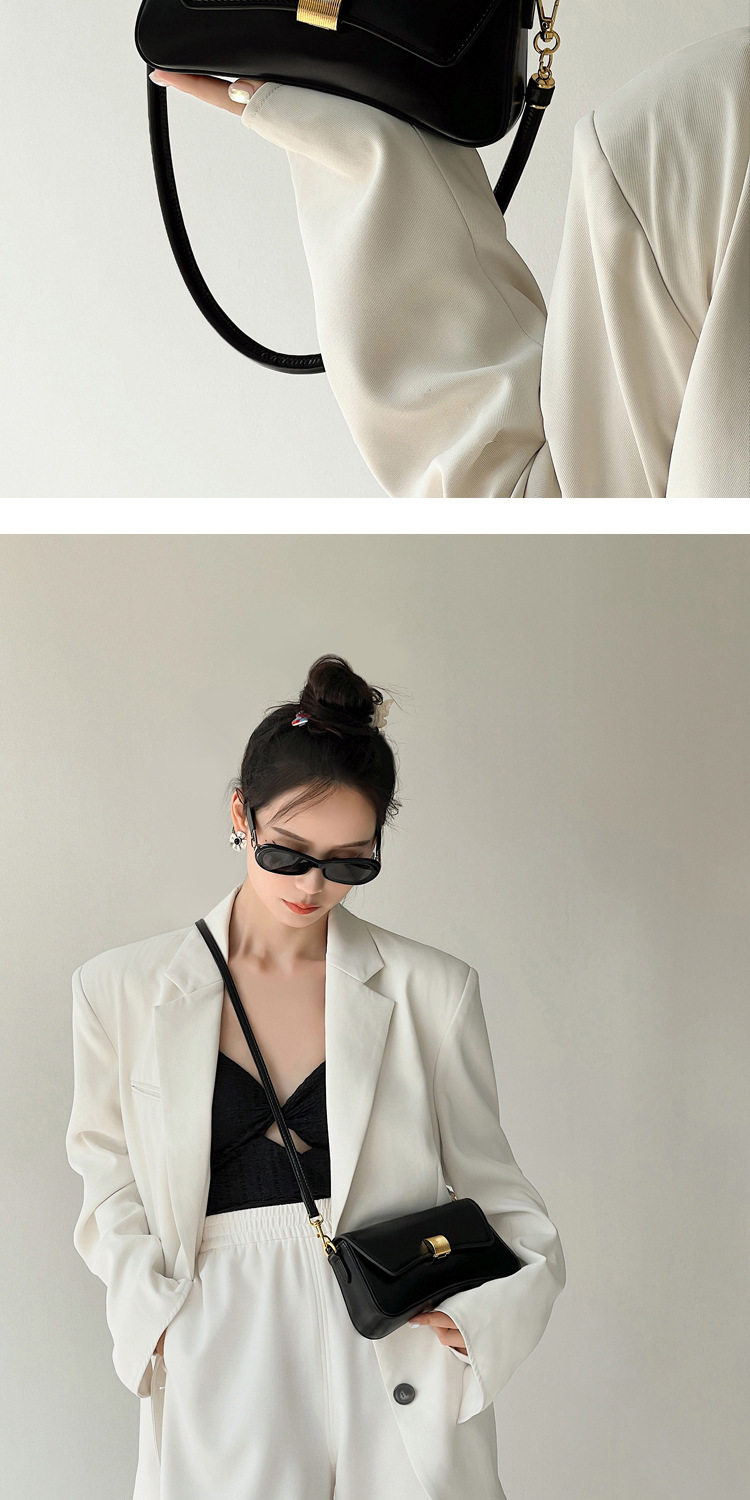 Baguette Bag New Simple Casual Solid Color Underarm Women's Bag Urban Style All-match Crossbody Women's Bag 6 undefined