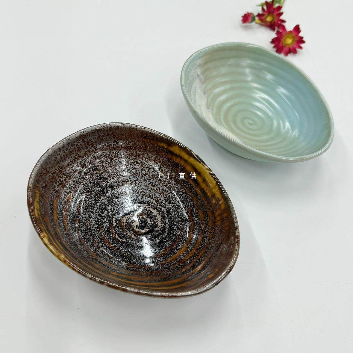 Japanese cuisine shaped bowl mustard octopus bowl pine nuts bowl salad potato bowl side dish bowl soup bowl