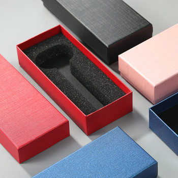 Solid Color Business Watch Storage Box Jewelry Box Multi-Style Ring Necklace Jewelry Packaging Box Jewelry Box Wholesale