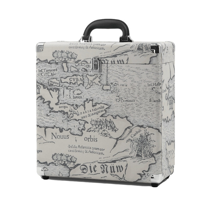 Vinyl Record Box 7 Inches 10inch 12inch Gramophone Disc Cdlp Classification Portable Suitcase Collection Box