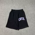 823 black and purple shorts
