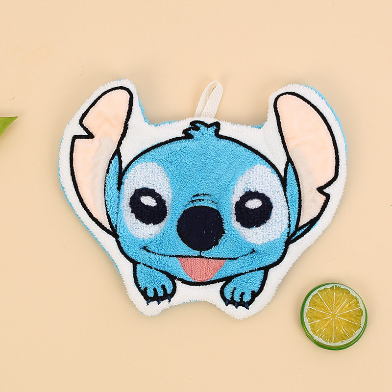 New Stereo Steinette Hand Towel Hanging Cute Cartoon Thickened Children's Hand Wipe Kitchen Water Absorbent Hand Wipe Cloth