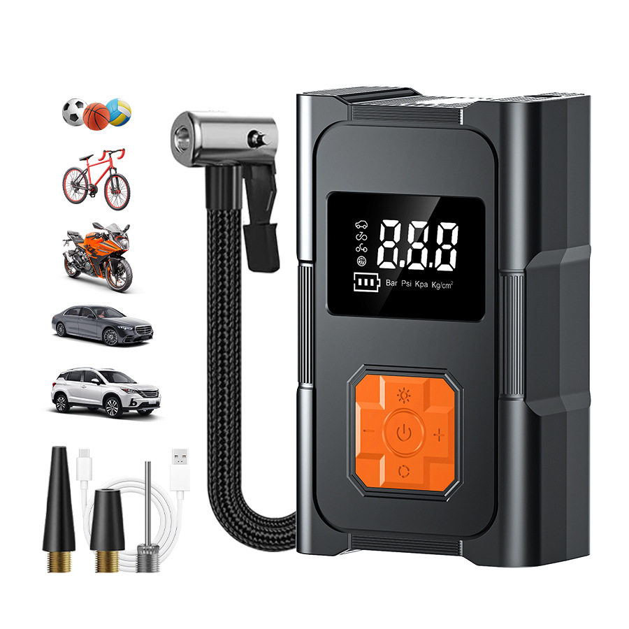 Car Air Pump Portable Wireless Car Air Pump Multifunctional Intelligent Wireless Digital Display Tire Pump