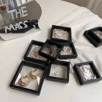 Pe Plastic Film Suspended Jewelry Box Bracelet Jewelry Storage Watch Bracelet Beads Jewelry Box Elastic Portable