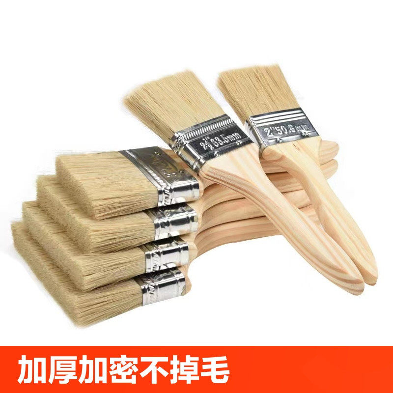 Wool Brush Barbecue Special Brush Kitchen Pancake Oil Brush Sauce Supplies Tools Household Baking High Temperature Resistant Egg Liquid Brush