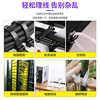 Customizable Exportable Nylon Cable Ties 100 Pieces/Pack Wholesale Nylon Cable Tie Black and White Plastic Cable Ties