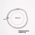 White Gold 23cm (Anklet) 4.0