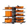 Cross-border kitchen storage rack multi-layer sink cabinet adjustable countertop floor storage pot shelf