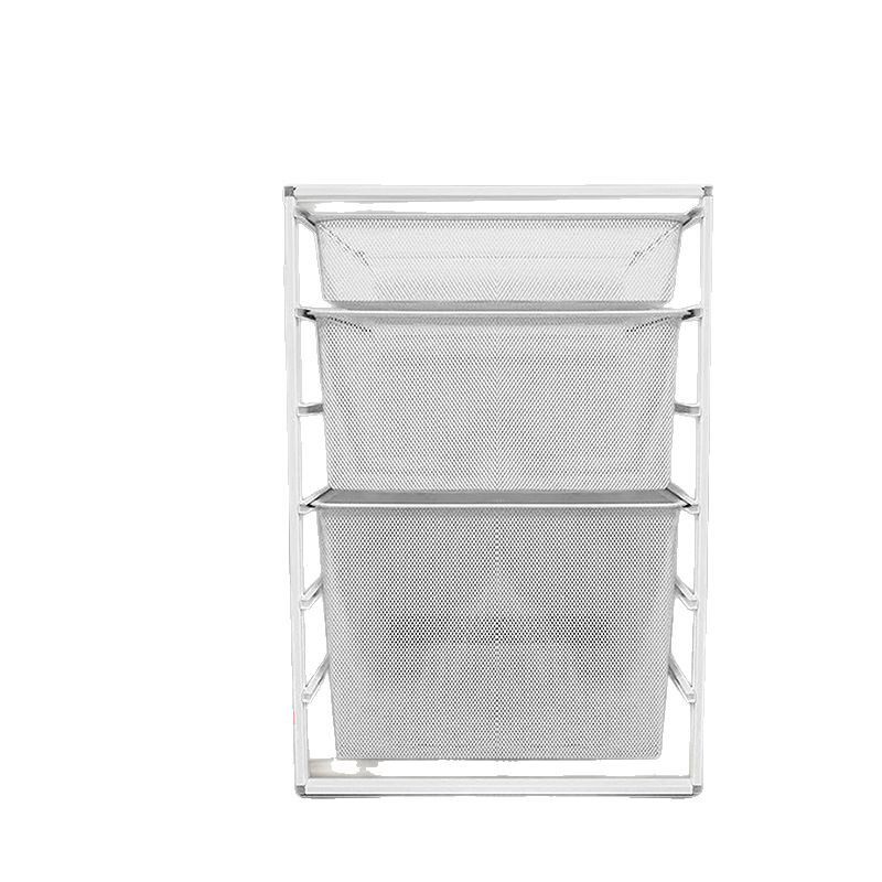 Wardrobe Drawer-type Storage Basket Layered Partition Rack Wardrobe Storage Artifact Storage Basket Mesh Basket Storage Rack