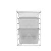 Wardrobe Drawer-type Storage Basket Layered Partition Rack Wardrobe Storage Artifact Storage Basket Mesh Basket Storage Rack