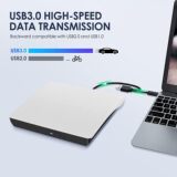 usb3.0 внешний оптический привод DVD-дисков внешний компьютер ноутбук устройство записи оптических дисков typec мобильный проигрыватель оптических дисков