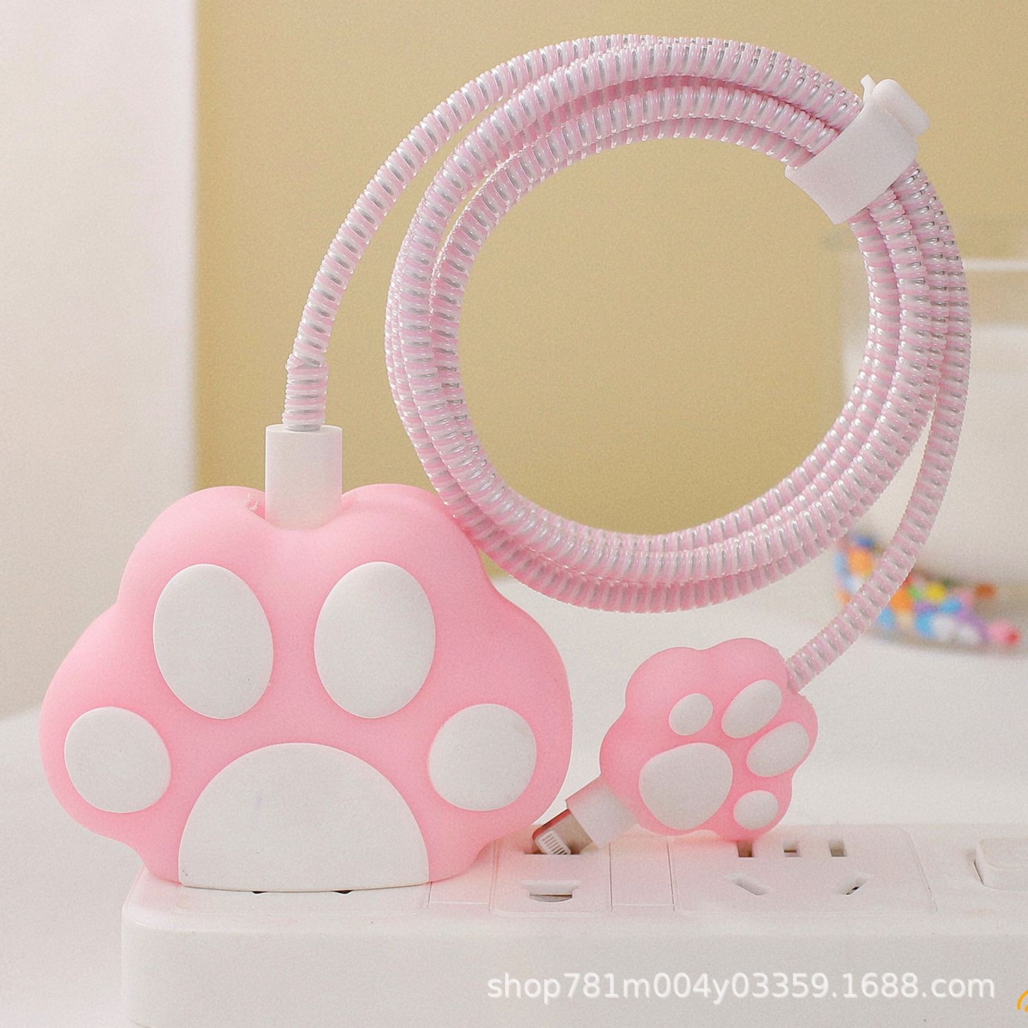 数据线保护套适用苹果充电器保护套芭芘充电头保护套充电线保护套