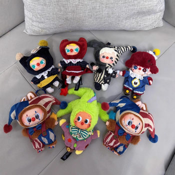 Bubble Mart Halloween Circus Clown Double Size Star Man Labubu Labubu Clown Stuffed Blind Box