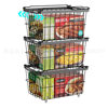 New Kitchen Freezer Storage Basket Adjustable Size Refrigerator Food Storage Basket Partition Basket Classification Storage Basket