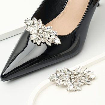 Cross-border Work Shoes Shoe Buckle Decoration Removable Shoe Flower All-match High Heels Accessories Wedding Shoes Metal Buckle Shoe Clip