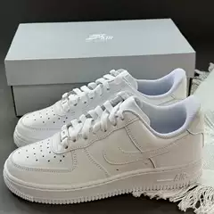 Original Air Force One Putian Shoes, Low-Top Pure White Classic Versatile Sneakers, Casual Wear-Resistant Sports White Shoes