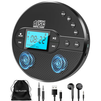 Cross-border new fever CD player retro listening album CD player Bluetooth player lossless sound CD player player