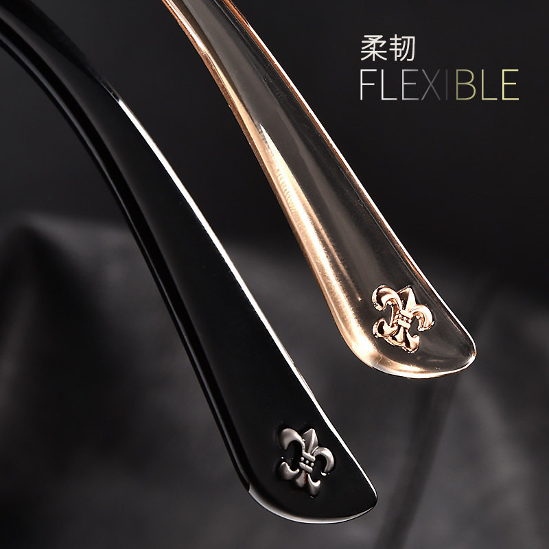 Danyang Glasses Double-Bridge Eyeglass Frames for Men, Casual Retro Internet Celebrity Style, Large Face Slimming, Large Frame Square Frame Ultra-Light Eyeglass Frames