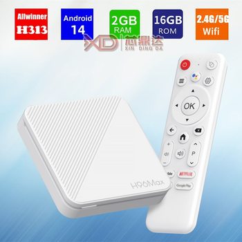 Cross-border new H96MAX H313 network TV set-top box Android 14 dual-band WIFI6 4K TV BOX