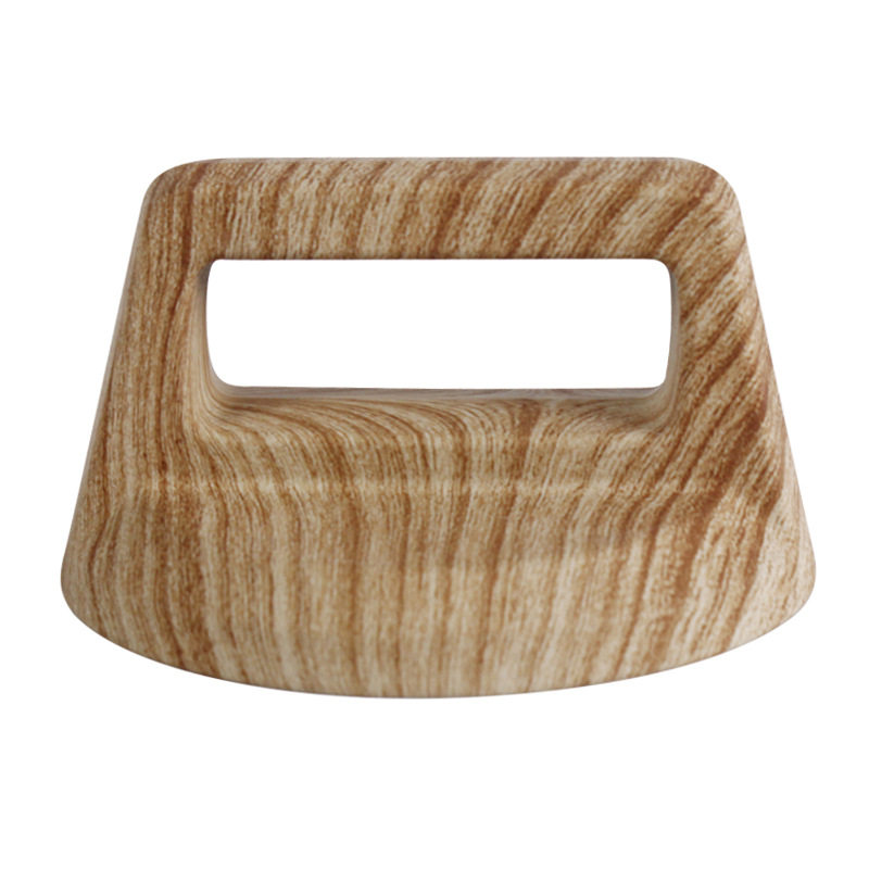 Pot Lid Handle Universal Wood Grain Square Lid Pot Knob Kitchen Simple and Comfortable High Temperature Resistant Anti-Scalding Pot Lid Top Bead Accessories