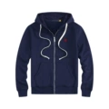 Royal blue red label