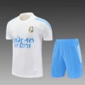 2526 short-sleeved real madrid white with light blue