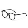 Korean style retro black frame anti-blue light flat mirror can be equipped with 2025 new plain face myopia mirror frame