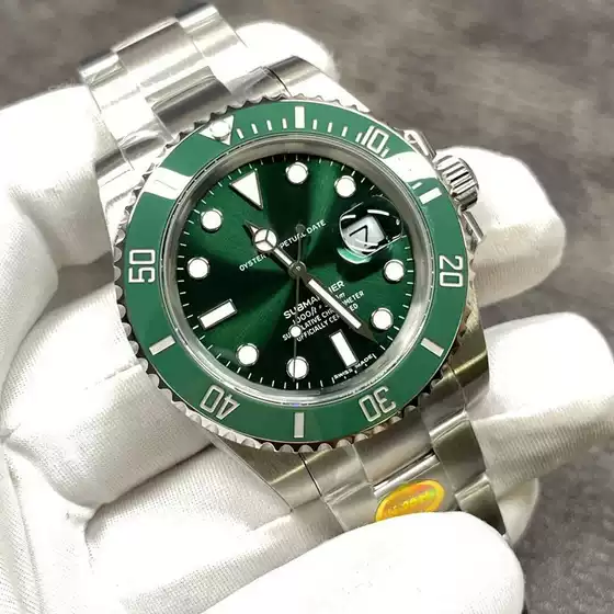 [Guangzhou Watch Station West Watch] Green Water Ghost Laojia Hollow Mechanical Watch 8215 Machine Japanese Wholesale Watch