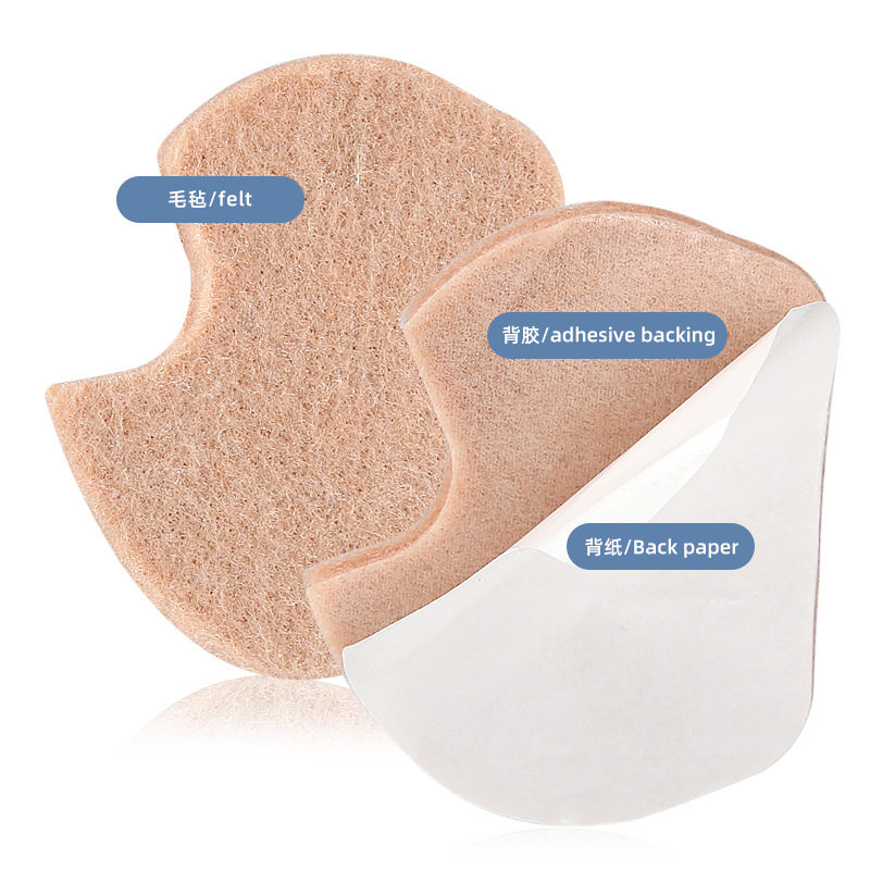 Laced Front Pad High Heels Thickened Half Size Pad Wool Felt Front Pad Protection Multi-Functional Anti-Wear Casual Paste