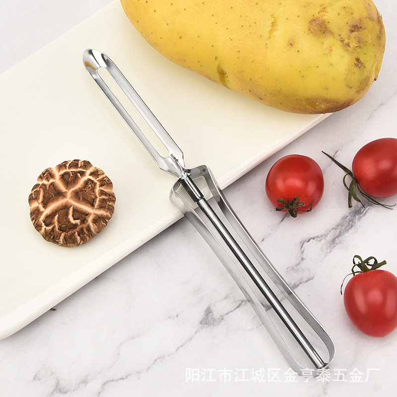 Household Stainless Steel Peeler Kitchen Special Melon Planer Peeler Vegetable and Fruit Peeler Stainless Steel Fruit Peeler