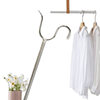 Balcony Clothes Drying Rod Household Solid Stainless Steel Clothes Drying Rod Long Clothes Support Rod Roller Blind Lightweight Clothes Push Hook