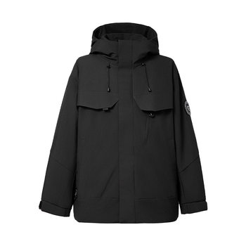 90 Duck Three-Proof Jacket 2025 Winter New Men's Loose Plus Size Fashion Stand Collar Hooded Warm down Jacket
