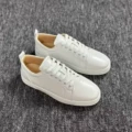White leather glossy