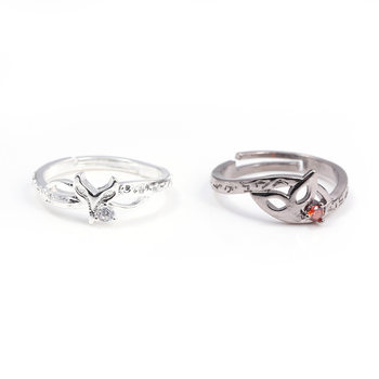 The goddess around the game recorded 5 wise my lang mask ring to habitat Xiaoyu palace lotus fox personality ring