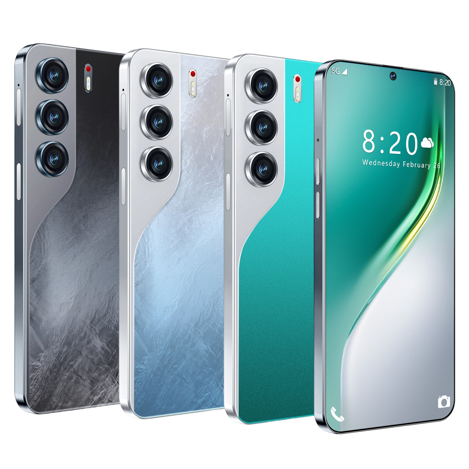 TK爆款跨境手机Camon40 Pro 7.3寸高清incell屏快充16+1TB安卓8.1