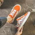 Orange blue lattice