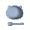 Babies' silicone tableware suit children's silicone bib food supplement Bowl Spoon waterproof anti-dirty drop-resistant cross-border hot