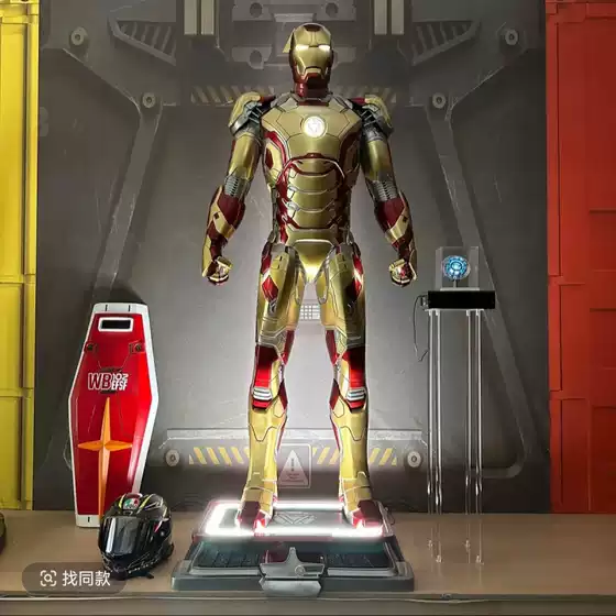 Marvel Iron Man Figure Mk42 Large 1:1 Scale Fiberglass Statue Floor-Standing Large Ornament for Living Room Decoration