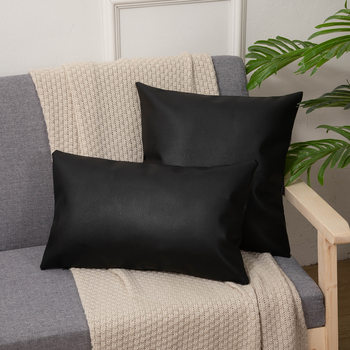Cross-border explosions litchi grain leather pillow wholesale hotel sofa pillow car back cushion sofa pillow
