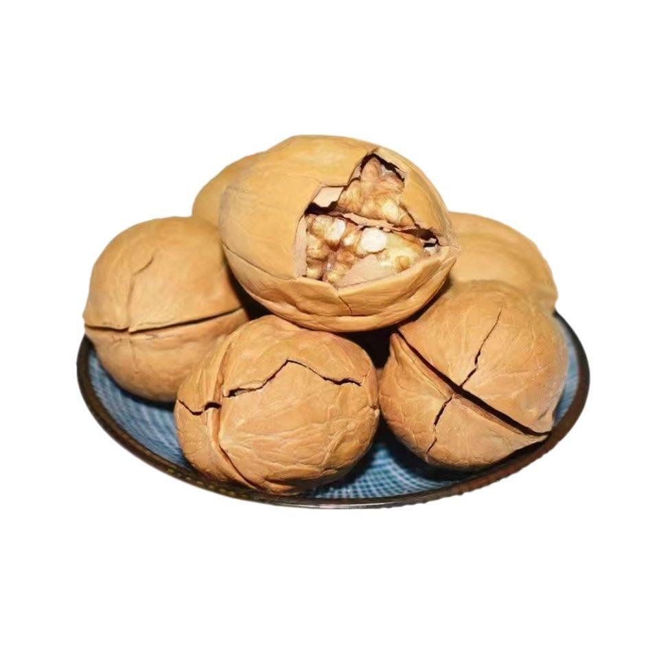 [Five-Spice Herbal Milk Flavor] Xinjiang Thin-Skinned Roasted Walnuts, Cooked Walnuts, Walnut Snacks, Dried Fruits and Nuts Support Dropshipping