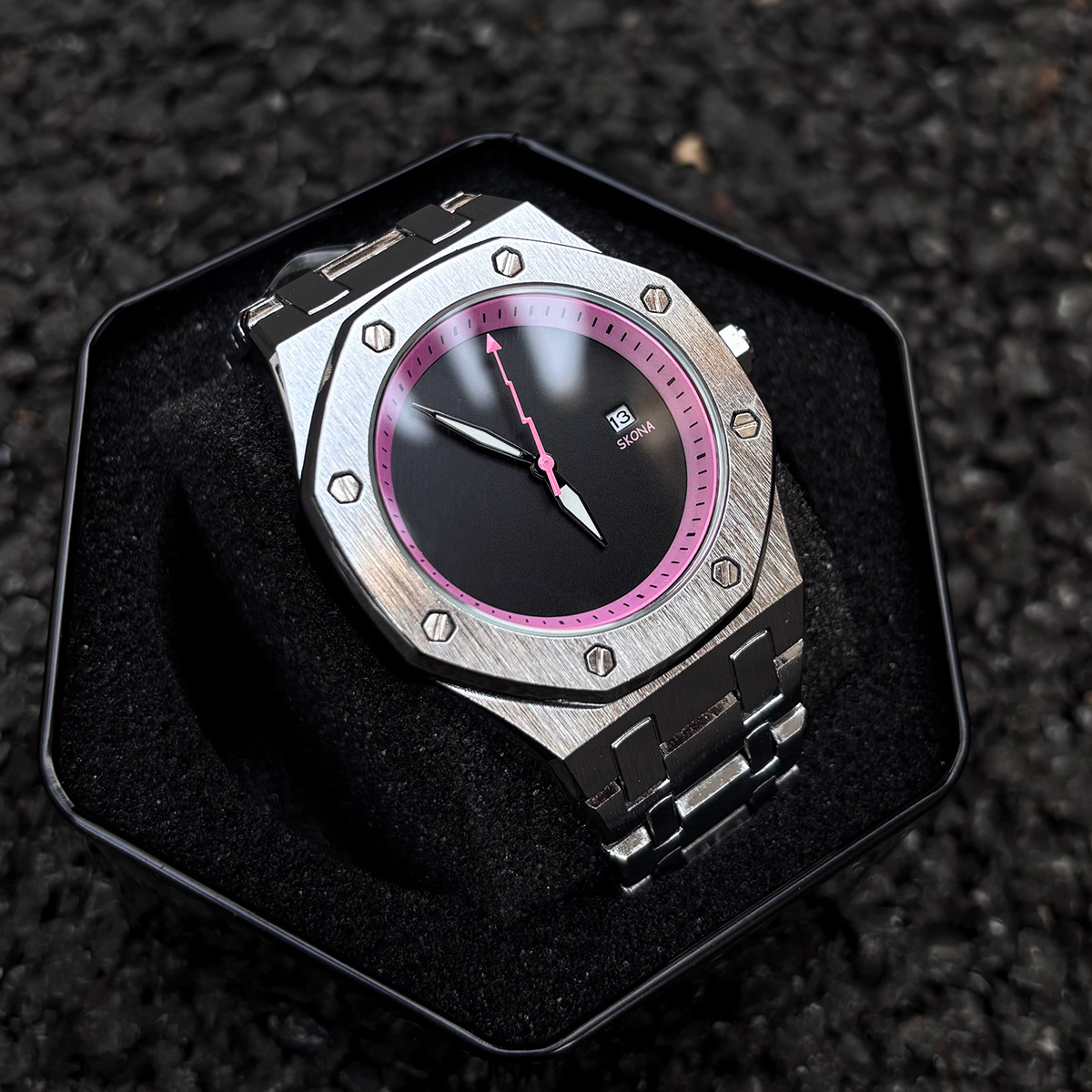 Fashion watches women's hot foreign trade explosions calendar waterproof ins student niche 22 O1CN01sjNIN31PLRTXNeFXV !!2218131131824 0 cib