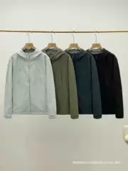 D Series Classy! Laminated Zipper! Waterproof and Windproof 25 Autum New Men's Breathable Soft Shell Hooded Jacket