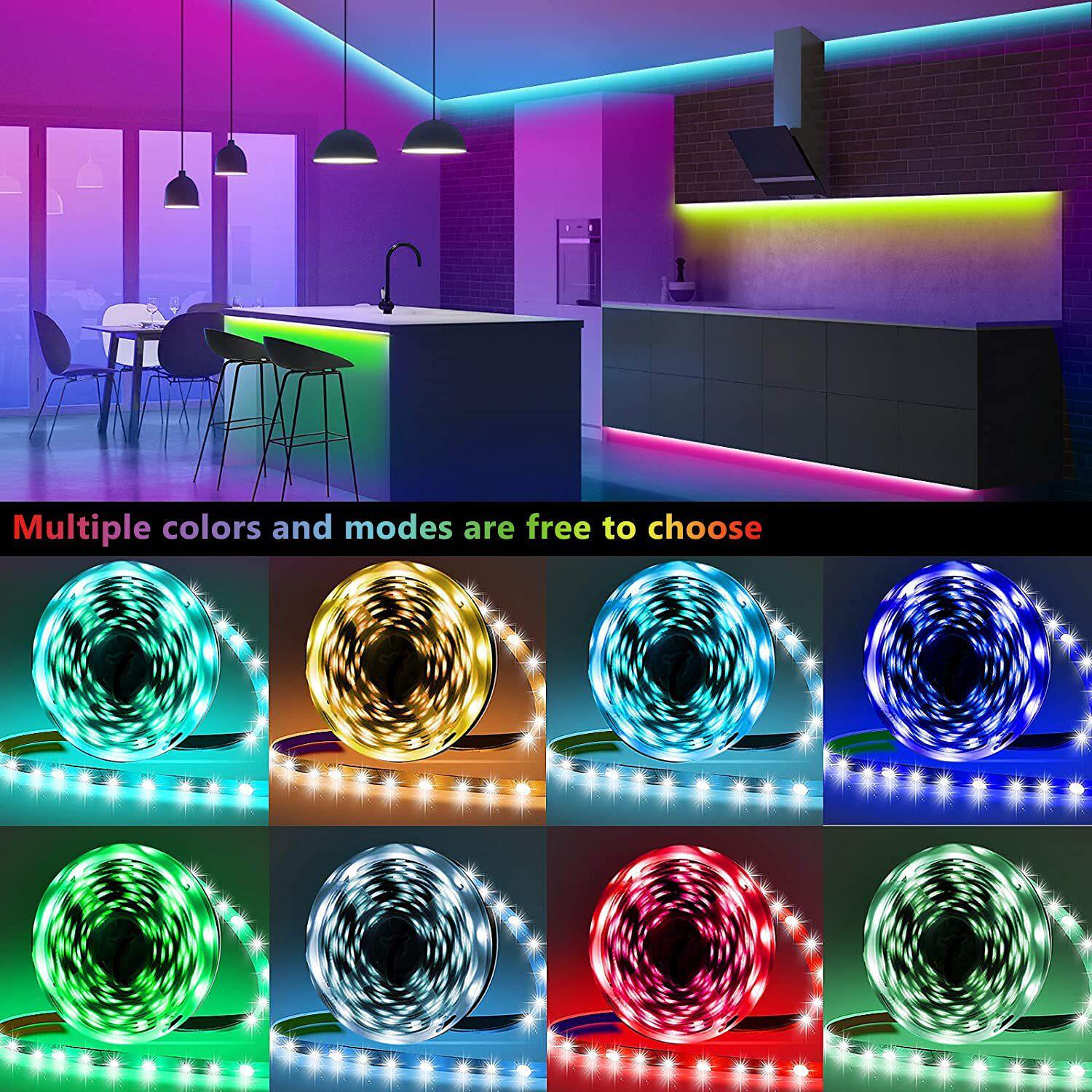 Amazon with Led lights with Bluetooth Led lights with Led lights smart lights with music Bluetooth low voltage lights