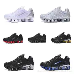 Foreign Trade Shox Sports Shoes Tl Pillar Large Size Unisex Shoes Couple Running Shoes Putian Shoes Trendy Breathable Shock-Absorbing