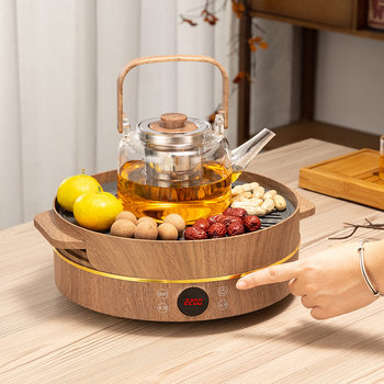 Household Plug-In Oven Electric Ceramic Stove Set Internet Celebrity Tea Brewing Set Indoor High-Power Electric Ceramic Stove Tea Brewing Set