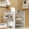 Office Station Hole Board a4 Paper File Rack Dormitory Hand-held Storage Rack Storage Desk Simple Bookshelf