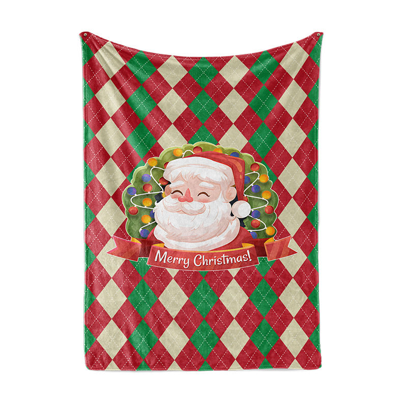 Christmas Blanket, Holiday Decoration Blanket, Living Room Sofa Blanket, New Year Red Blanket, Bed Blanket, Throw Blanket, Knitted Blanket