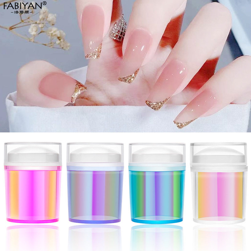 Fabiyan Silicone Nail Art Stamp Set + Nail Art Mold + Nail Art Rhinestone Decorations