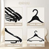 In-Stock Hotel-Specific Plastic Clothes Hangers, Non-Slip Guest Room Traceless Hangers, Laundry Room Disposable Clothes Supports, Customizable