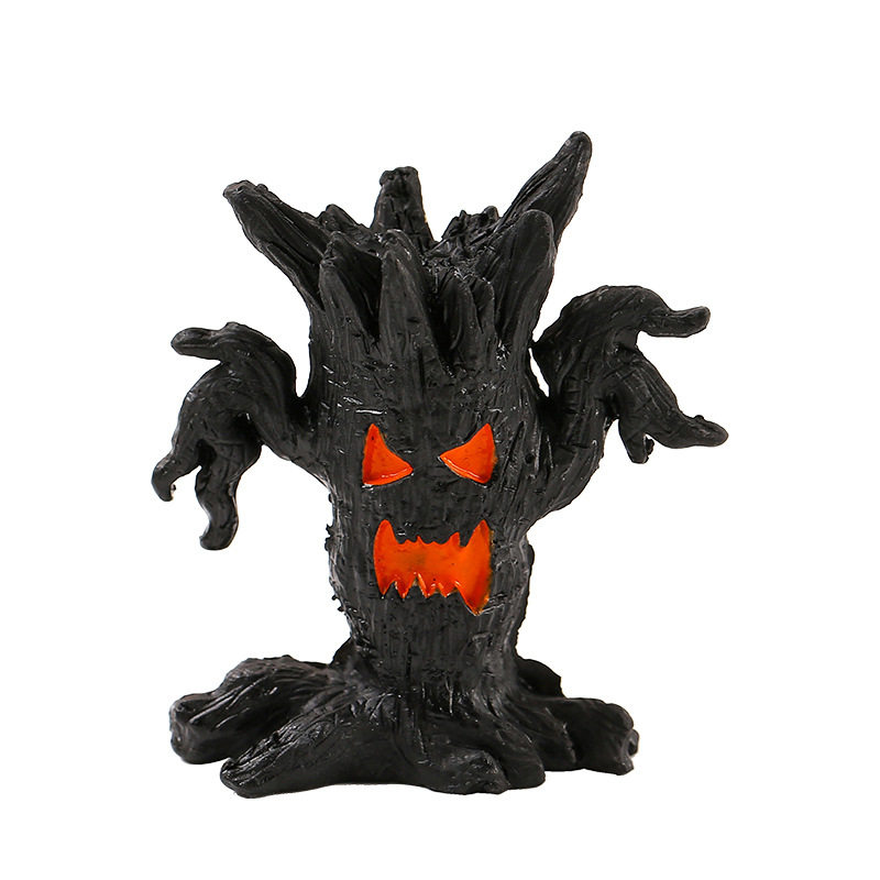 Halloween new tree demon series micro landscape gardening landscaping small ornaments resin ghost festival accessories